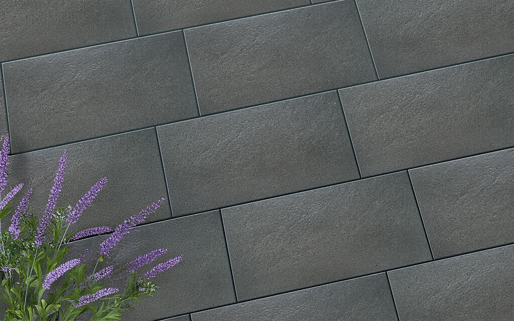 Terrassenplatten beschichtet anthrazit