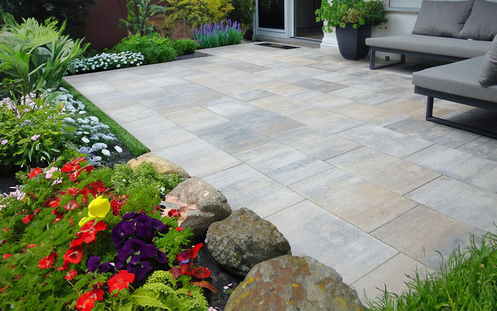 Olinda Terrassenplatten muschelkalk