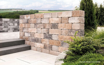 CityAntik Mauer muschelkalk