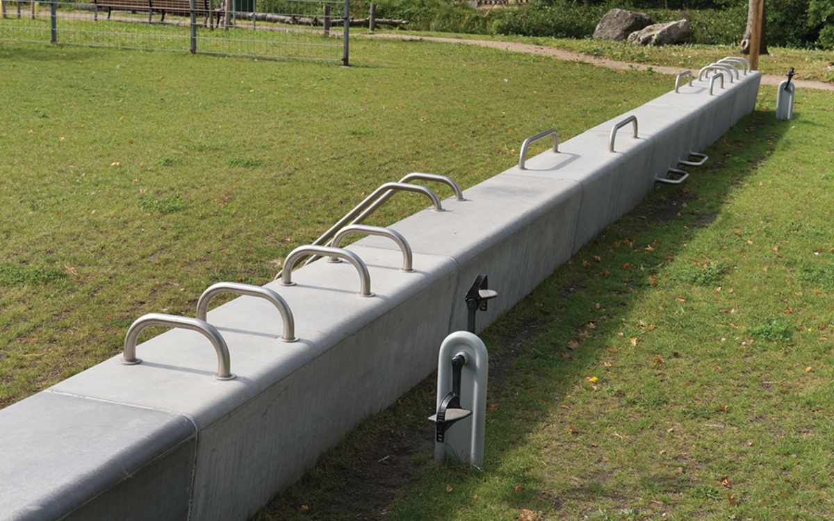 Betonbank Outdoor Gym
