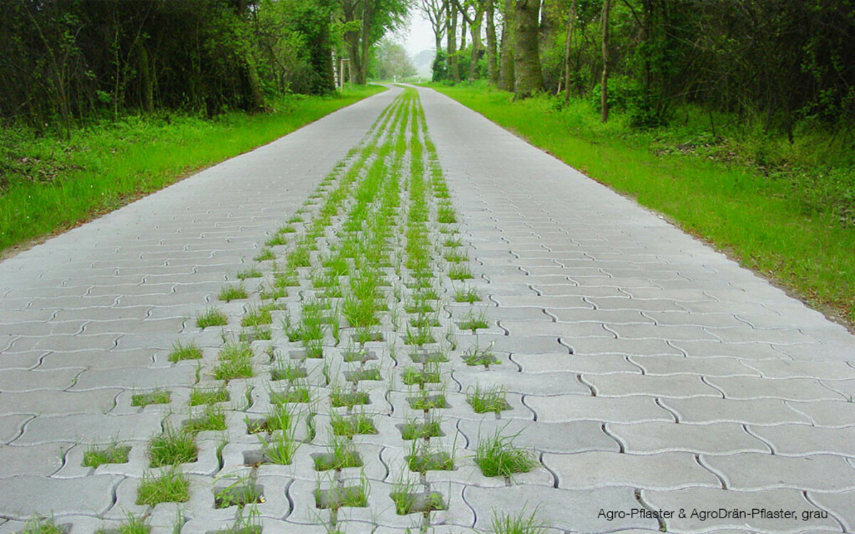 Pflastersteine Landwirtschaft belastbar