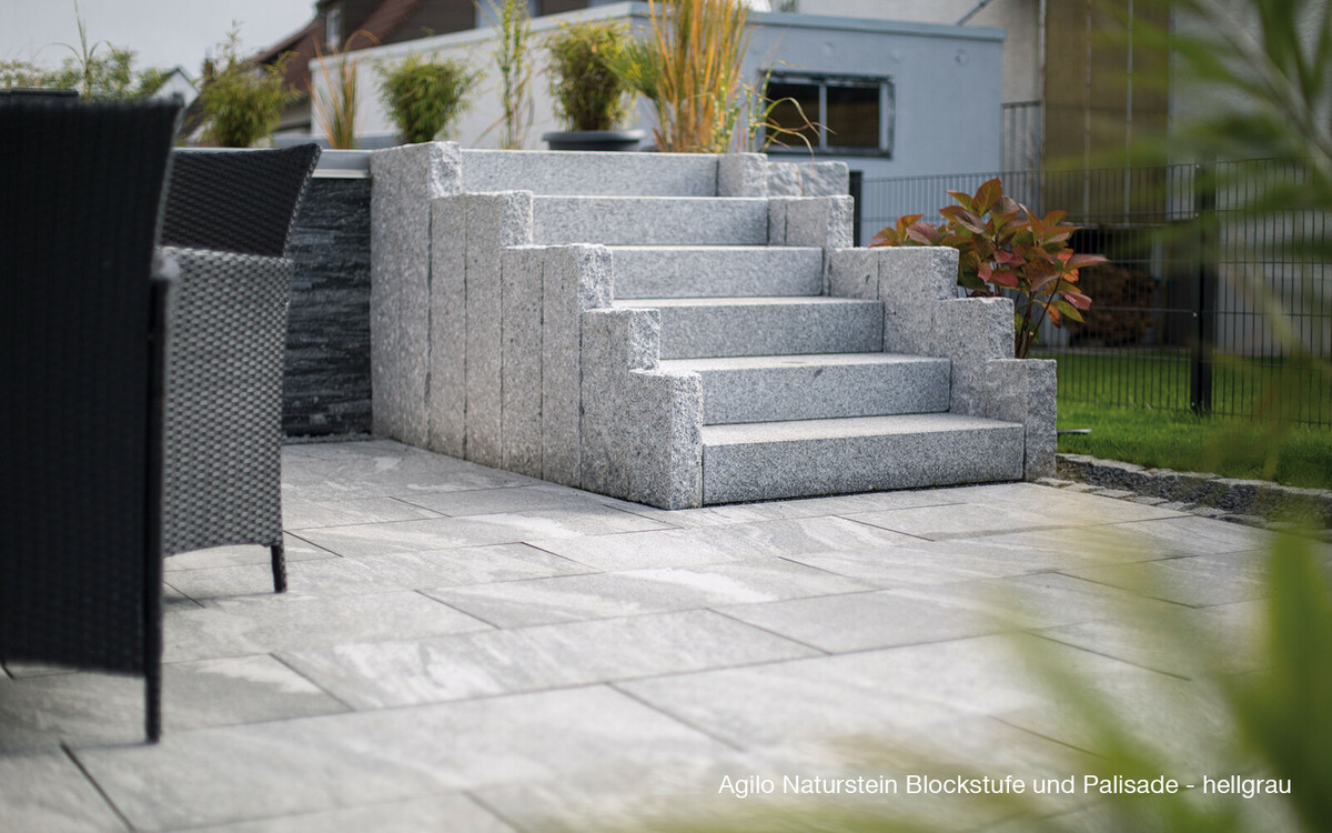 Agilo Naturstein Blockstufe