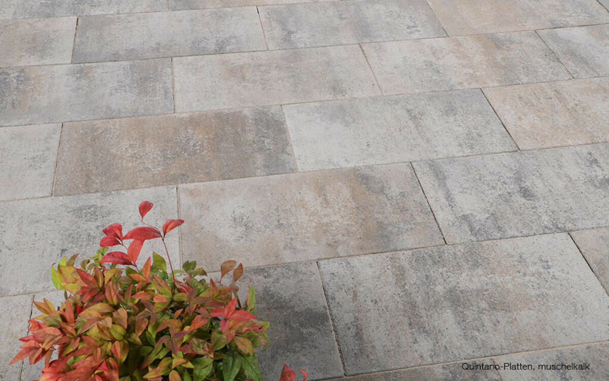 Terrassenplatten muschelkalk Quintano
