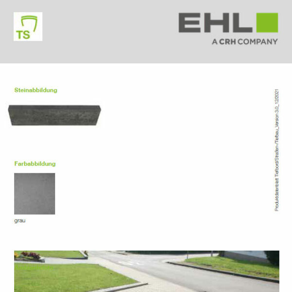 EHL-Datenblatt-Tiefborde Strassenbau