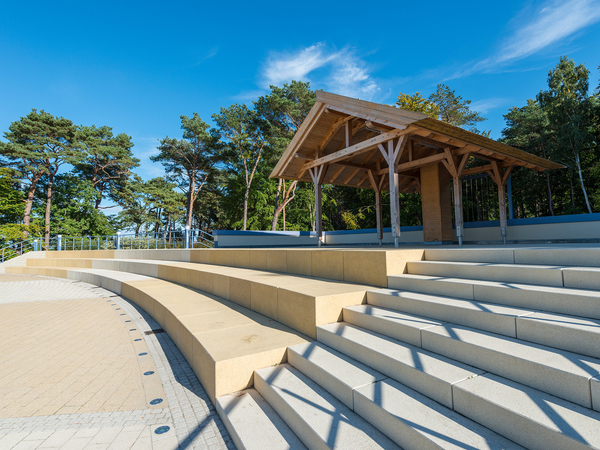 Freiluftbühne Zempin Usedom Sitzstufen