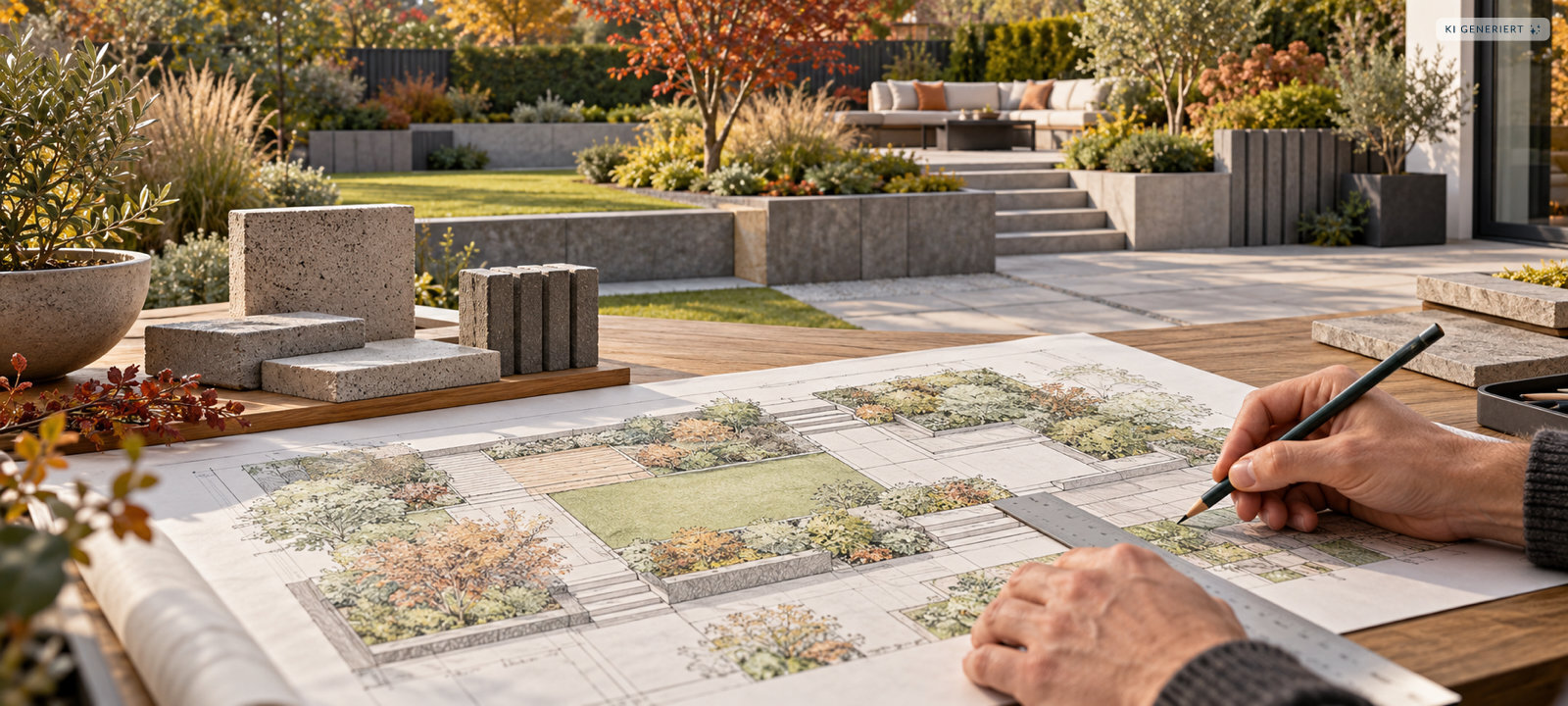 Ideen zum konkreten Gartenentwurf