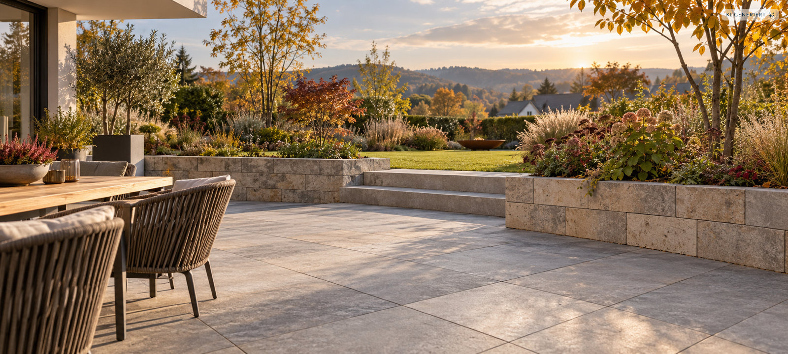 Herbstterrasse