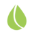 grünes Blatt-Piktogramm für Ökobelag