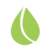 grünes Blatt-Piktogramm für Ökobelag