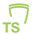 Piktogramm Tiefenschutz mit grünem Schild und Buchstaben TS