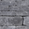anthrazitfarbene Mauersteine mit rustikaler Oberfläche, Produkt für Garten- und Landschaftsbau
