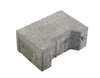 EHL Doppel-T Anfangs-Endstein grau, Pflasterstein 20x14x8 cm