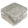 EHL BossAntik Mauerblock Halbstein, muschelkalk, 25x25x15 cm, grauer Mauerstein