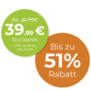 Rabatt- und Preisschilder mit bis zu 51 % Rabatt und 39,99 € Stückpreis