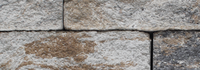 EHL grauer Mauerstein mit rustikaler Oberfläche für Gartenmauer, muschelkalk