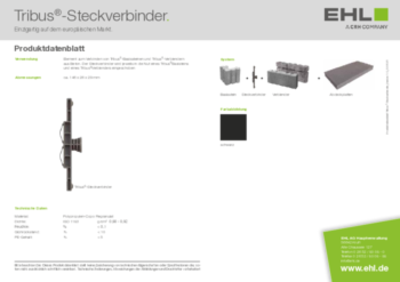 EHL-Datenblatt-Tribus-Steckverbinder