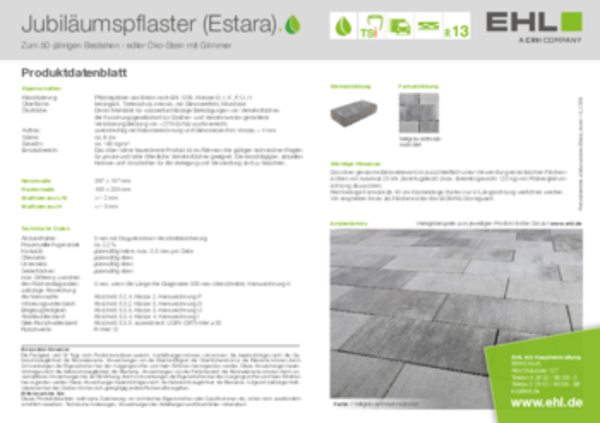 EHL-Datenblatt-Jubilaeumspflaster_Estara