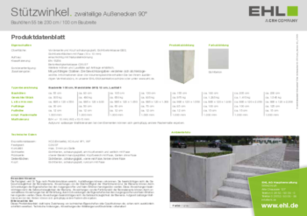 EHL-Datenblatt-Stuetzwinkel_2tlg_Aussenecke_55-230cm_hoch_100cm_breit