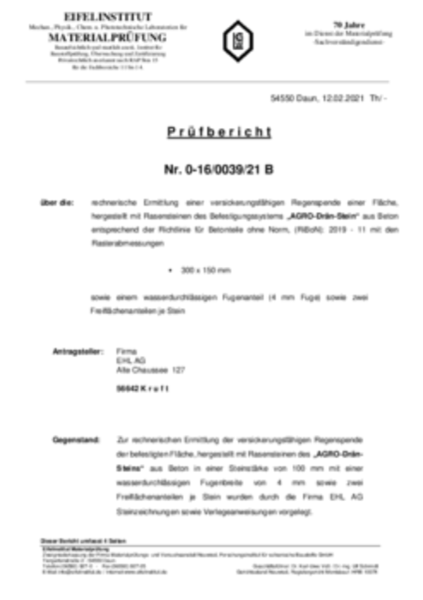 Oekopflaster-Pruefzeugnis-AgroDraen-Pflaster
